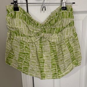 Sage The Label Tie Dye Strapless Top